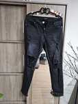 Jeansy skinny z dziurami r. XXXL Goodies