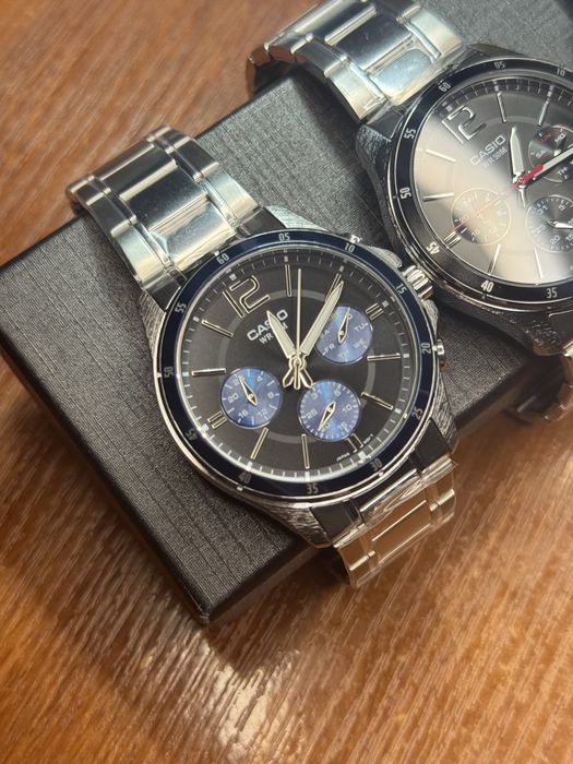 Годинник чоловічий Casio MTP-1374D-1A, 1A2 7AОригінал Гарантія Часы му