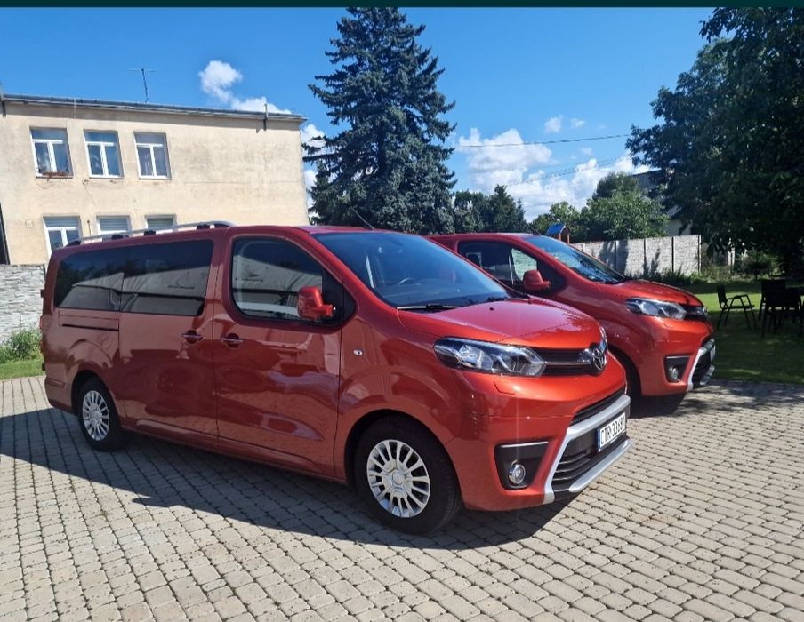Wypożyczalnia samochodów, BUS 9 osobowy , Toyota Proace, Renault Traf