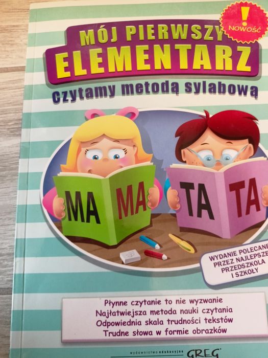 Elementarz i nauka czytania godzin i  odkrywanie emocji