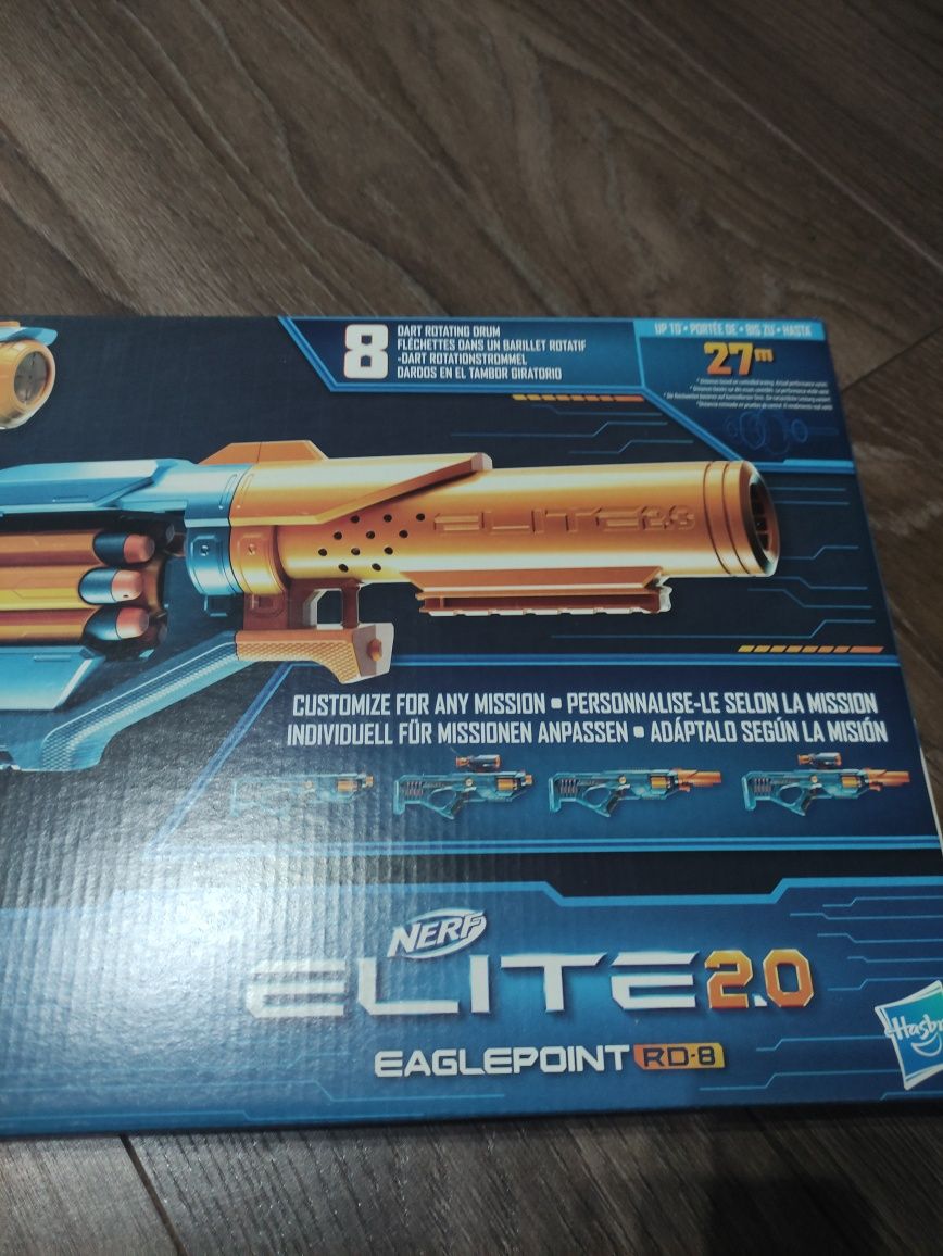 NERF Elite 2.0 eaglepiint rd-8 NOWY