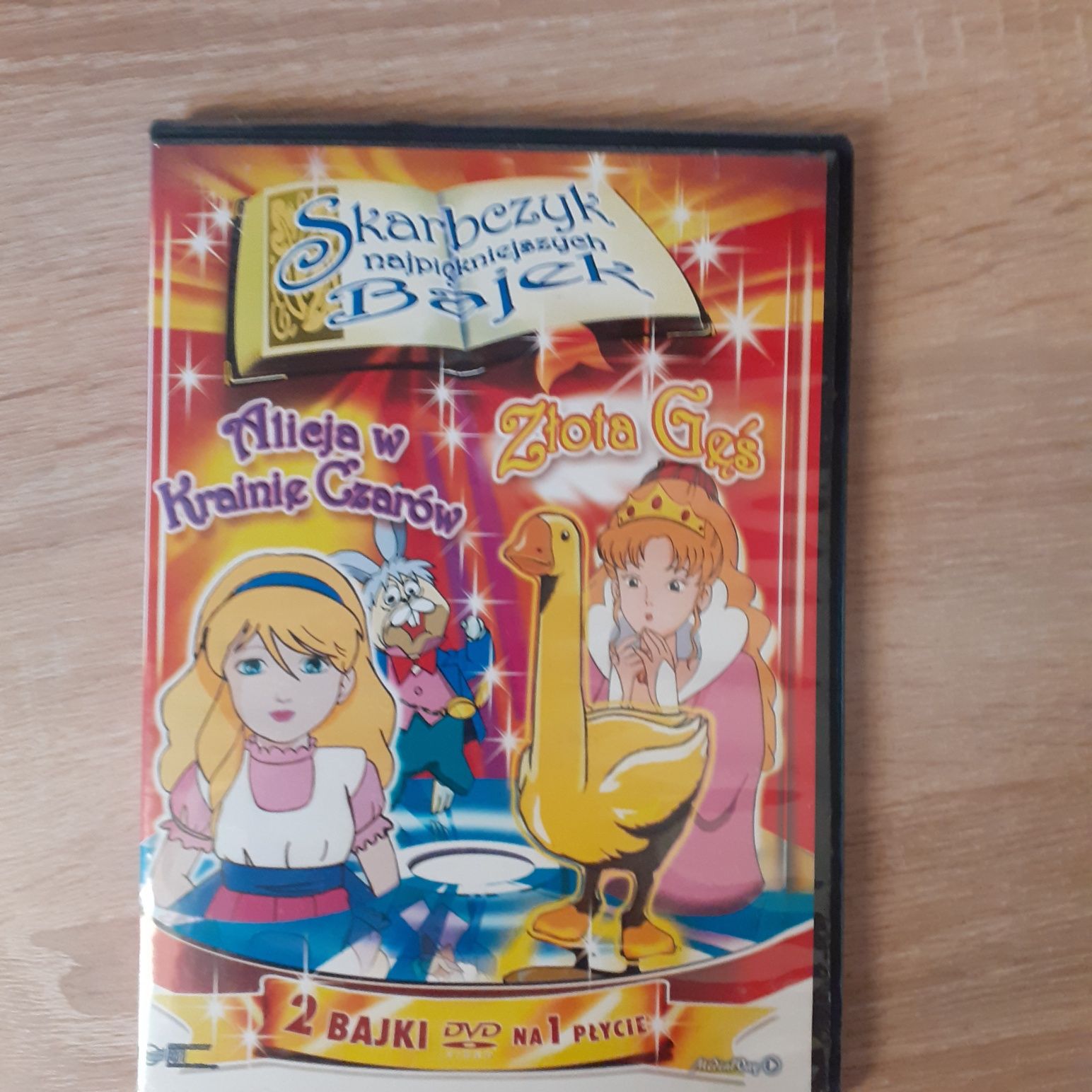 Alicja w krainie czarów i Złota Gęś animowany film na DVD