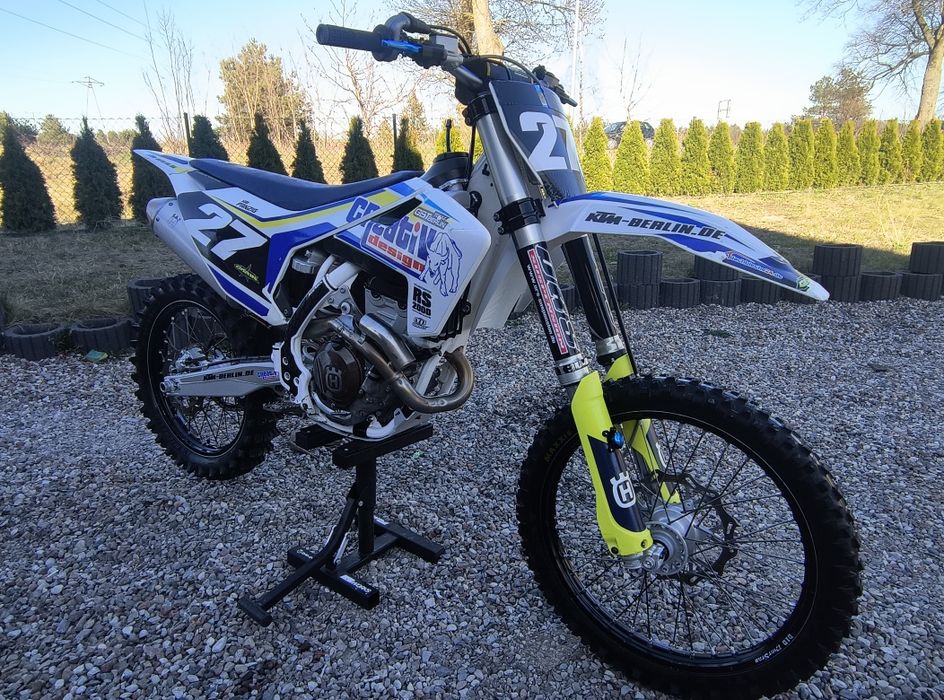 Husqvarna fc 350 z 2018r rozrusznik mapy kontrola trakcji