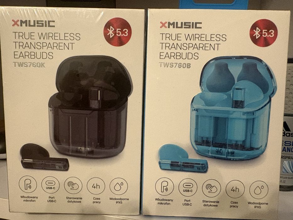 Słuchawki douszne XMUSIC TWS760B Niebieski