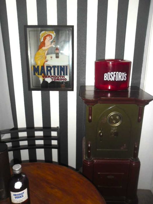 Quadro/Espelho Publicitário Antigo - Martini