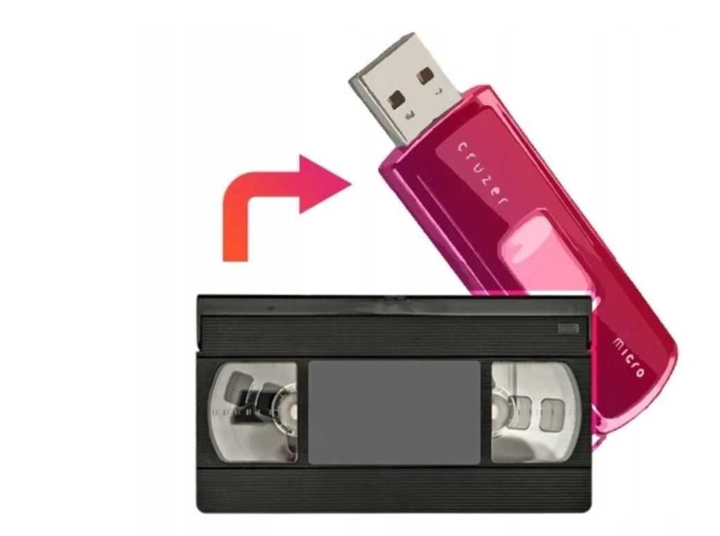 Przegrywanie kaset VHS na płyty DVD oraz pendrive USB