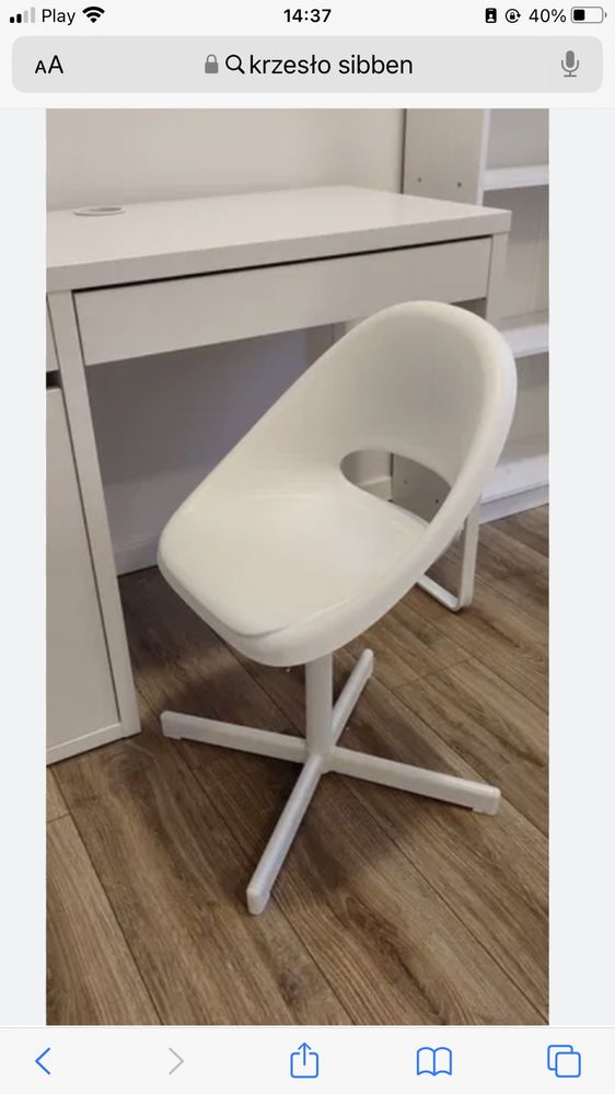 Krzeselko biurkowe Ikea