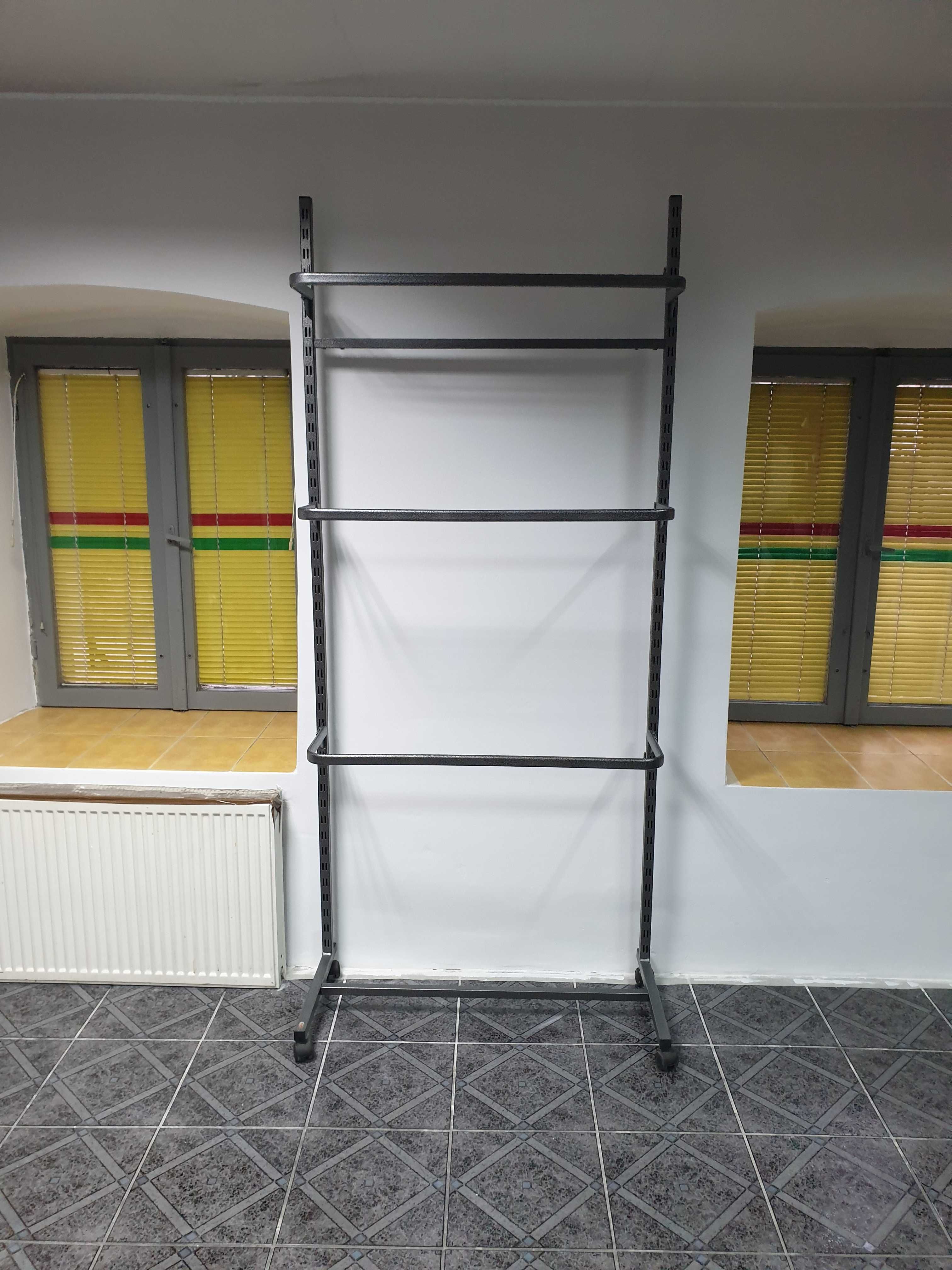Stojak, wieszak z profilu perforowanego - wysoki 228cm