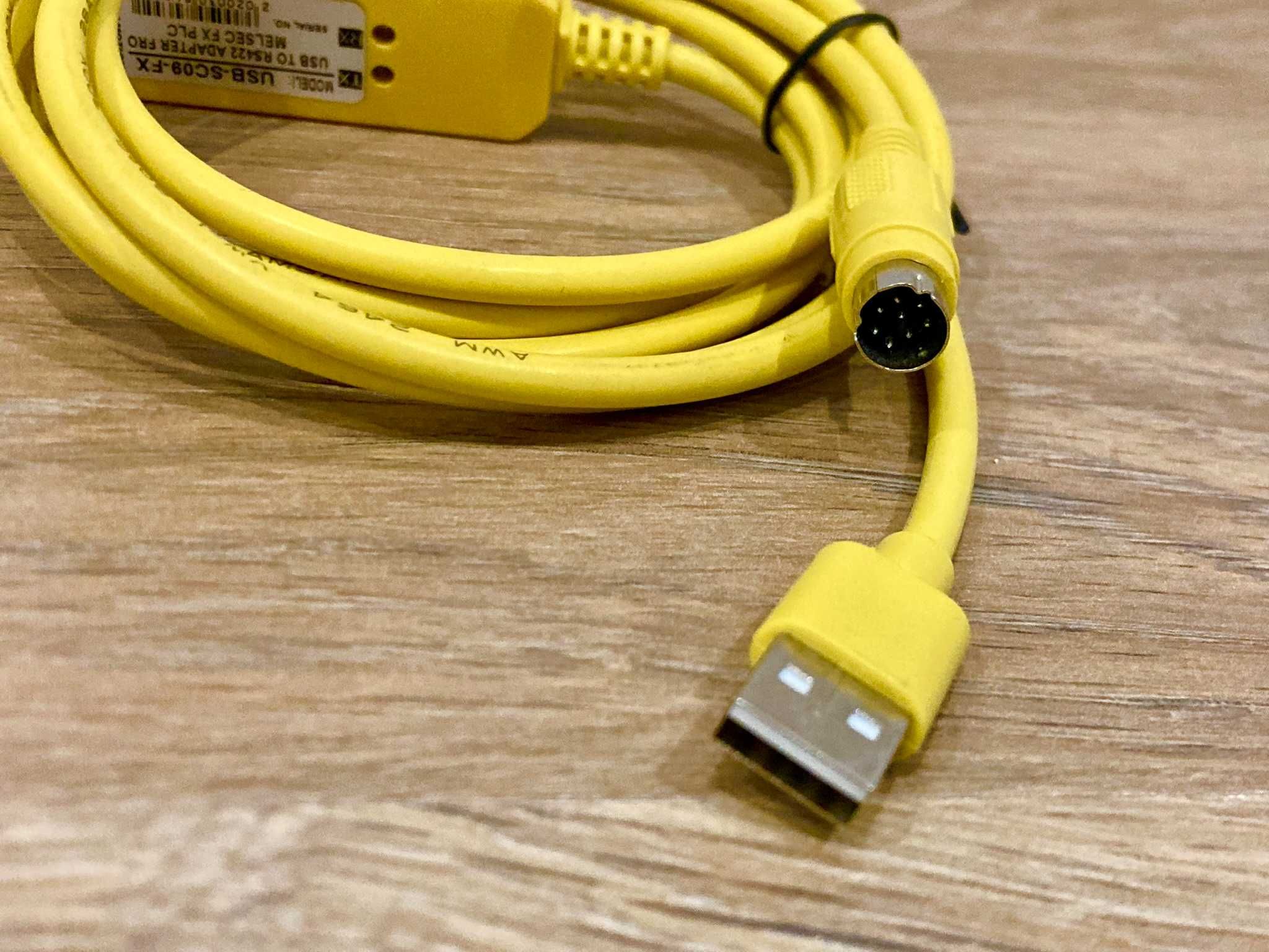 Kabel MELSEC FX Series PLC USB-SC09-FX RS422 USB - Mini-DIN 8-pin