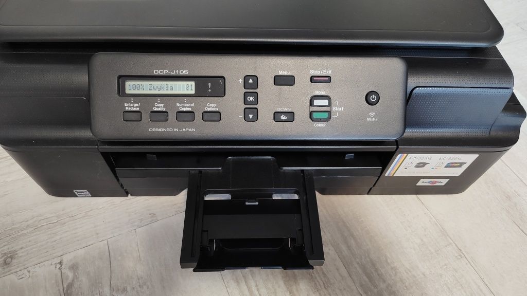 Urządzenia wielofunkcyjne Brother DCP-J105 Wi-Fi plus tusze