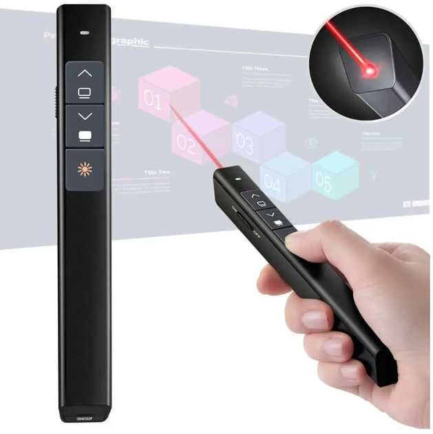 Лазерна указка Презентер VicTsing PC189 Wireless Presenter Black