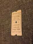 Bilhete Comboio Vintage
