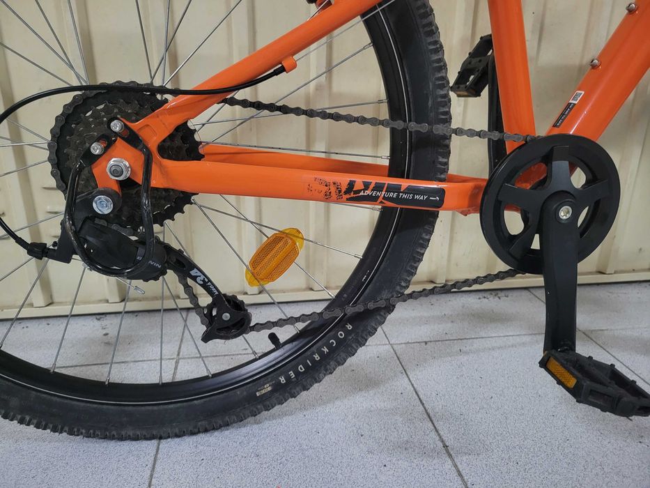 Bicicleta BTT Btwin Rockrider ST500, 26 (laranja)