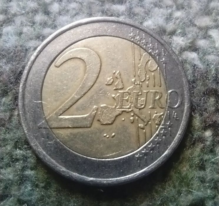 Продам коллекционые 2 евро Греция 2002г, с буквой S в нижней звезде