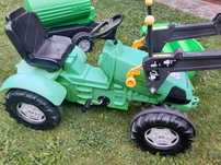 Traktor na pedały  rolly toys dla dzieci 5-6-7 lat koparka Rolly Toys