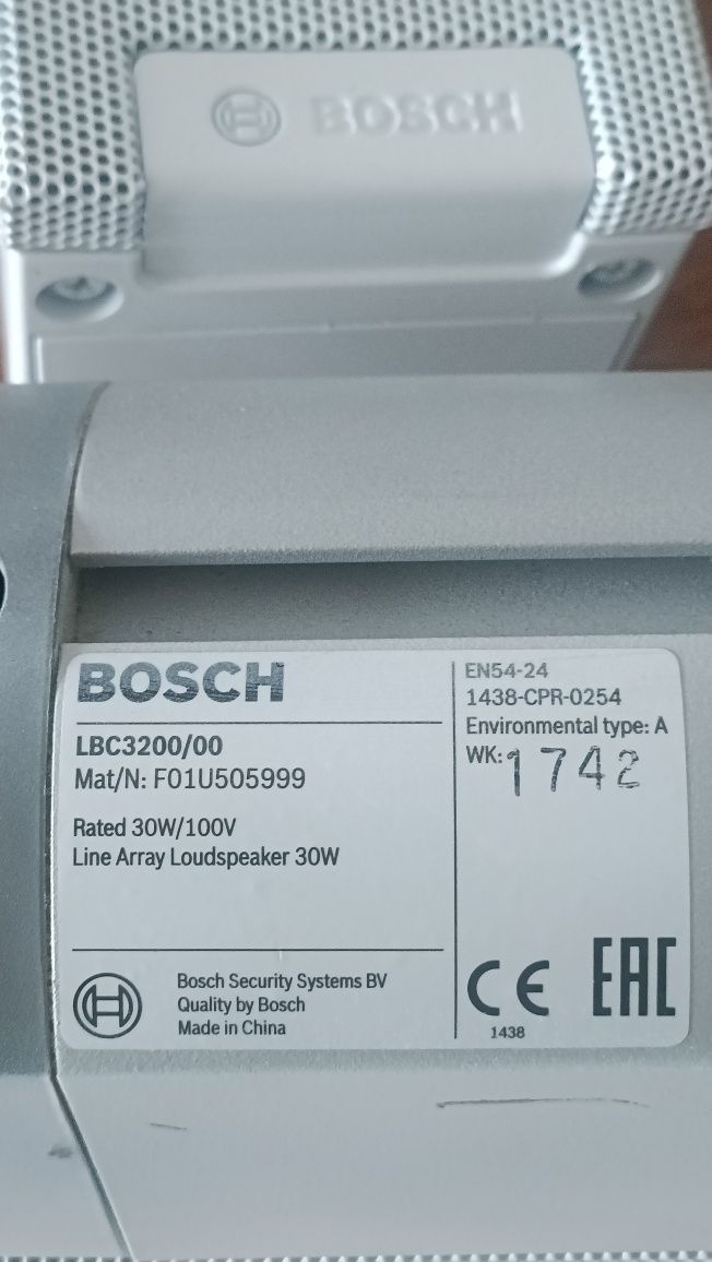 Coluna Som Bosch XLA LBC 3200/00