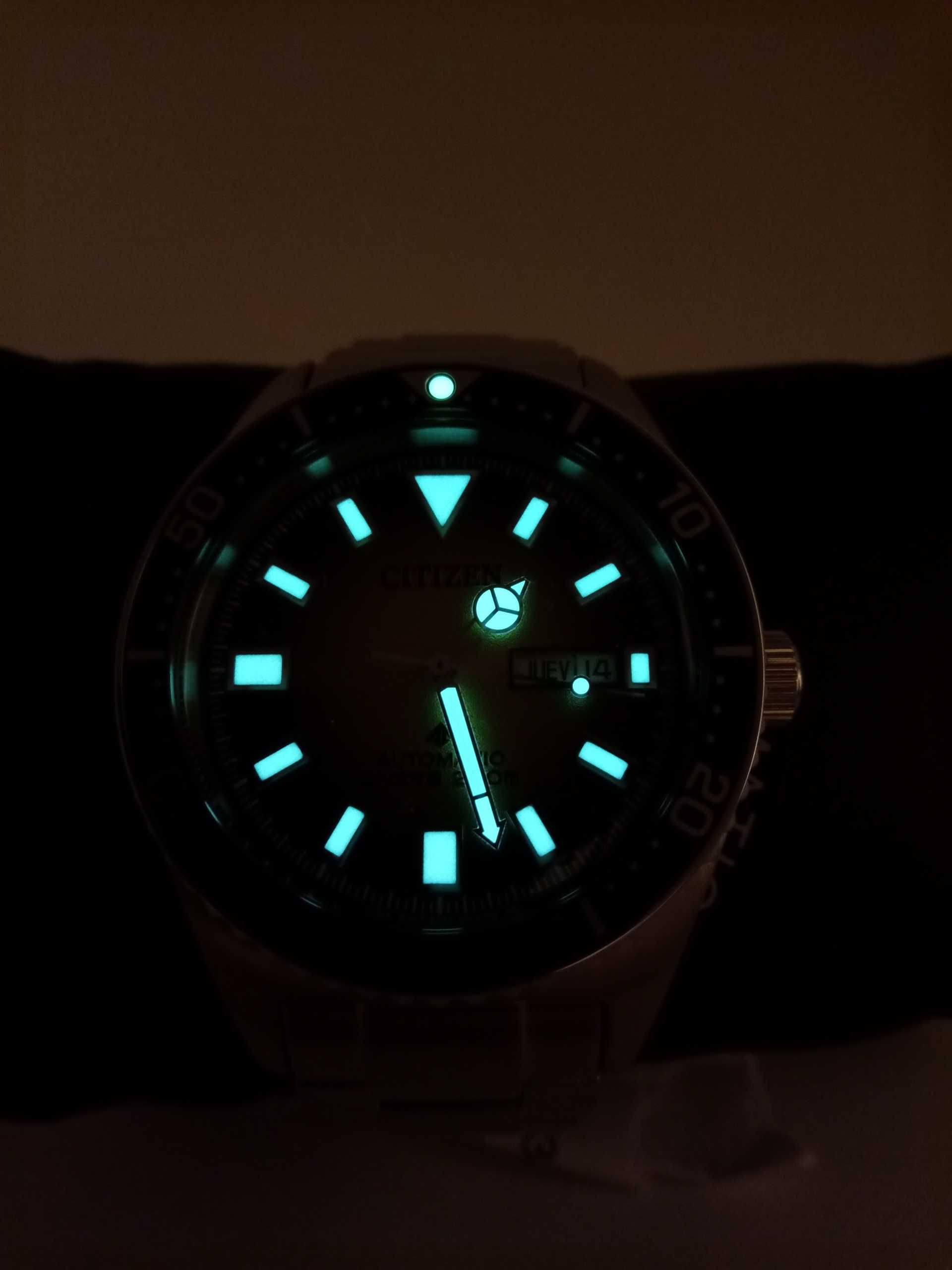 Японские мужские дайверские часы Citizen NY0120-52X механика 21 камень