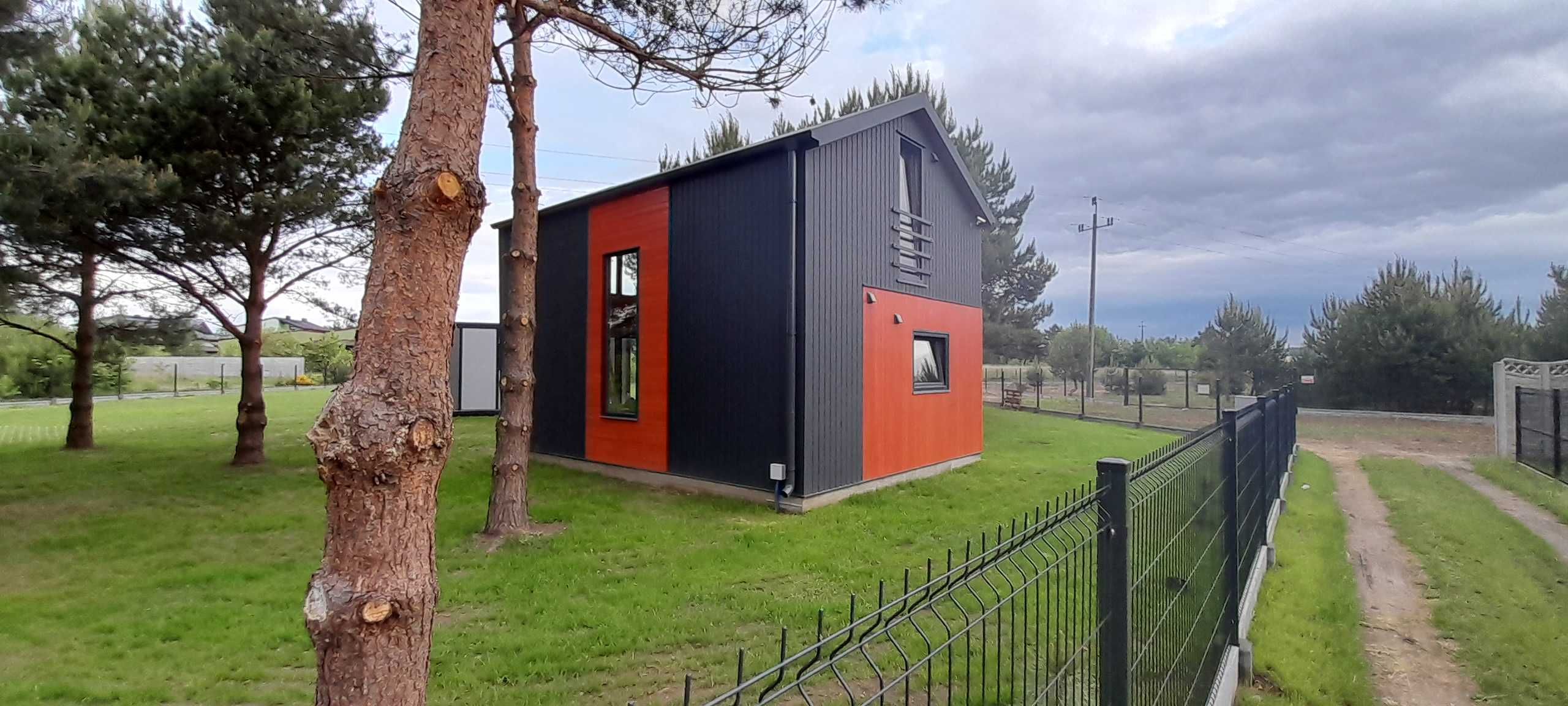 domek całoroczny na zgłoszenie 60m2 z paneli SIP podocinane SIP-POL