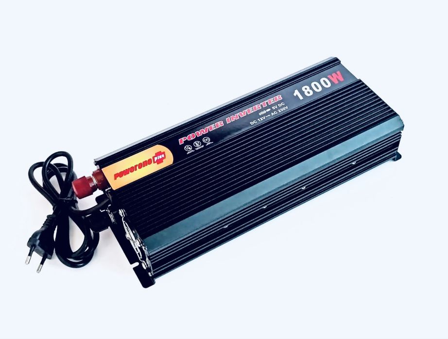 Перетворювач напруги інвертор PowerOne Plus 12-220 1800w є зарядка 20A