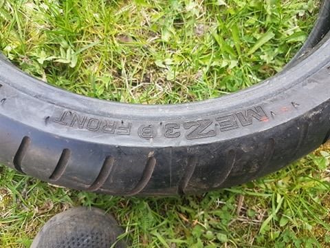 opona metzeler mez3 front steel radial 110/70-17 jak nowa