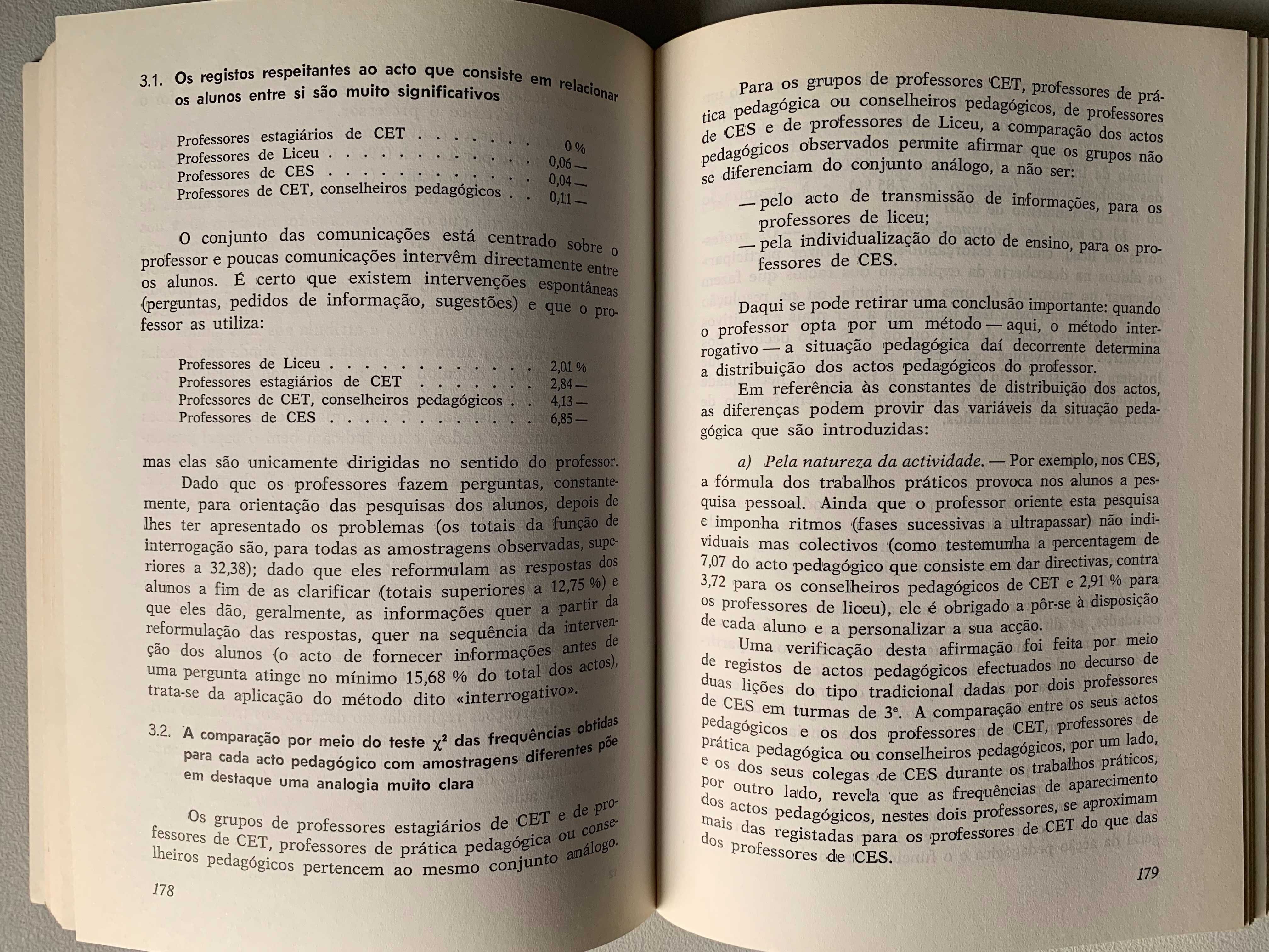 Observação e Formação de Professores, de Marcel Postic