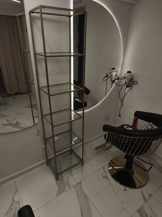 Regał szklany 178 cm x 40 cm