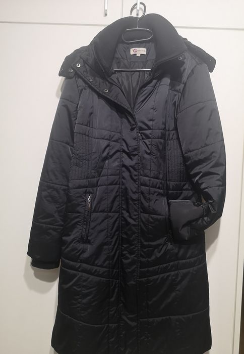 Zimowa, długa kurtka /płaszcz Perso rozm L