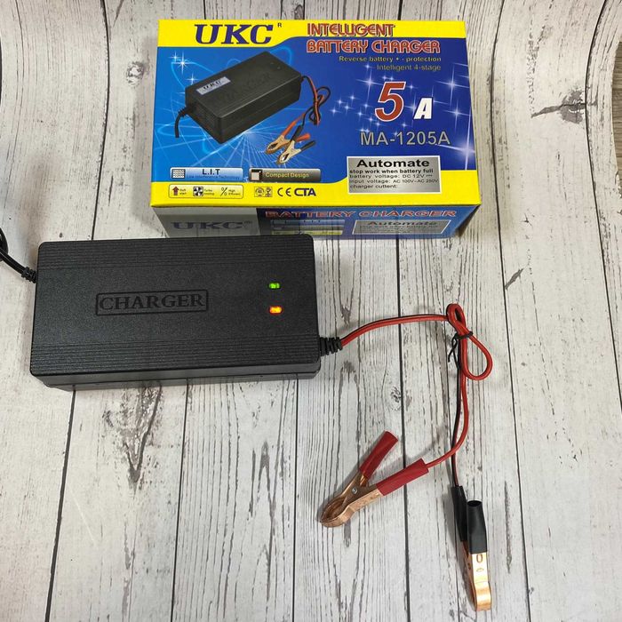 Зарядка для аккумулятора 12в Ukc MA1205a 5A