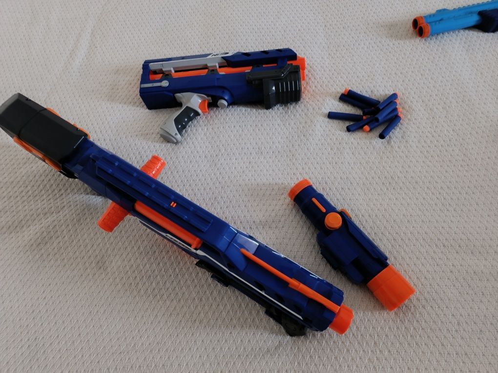 Nerf e alvo com setas