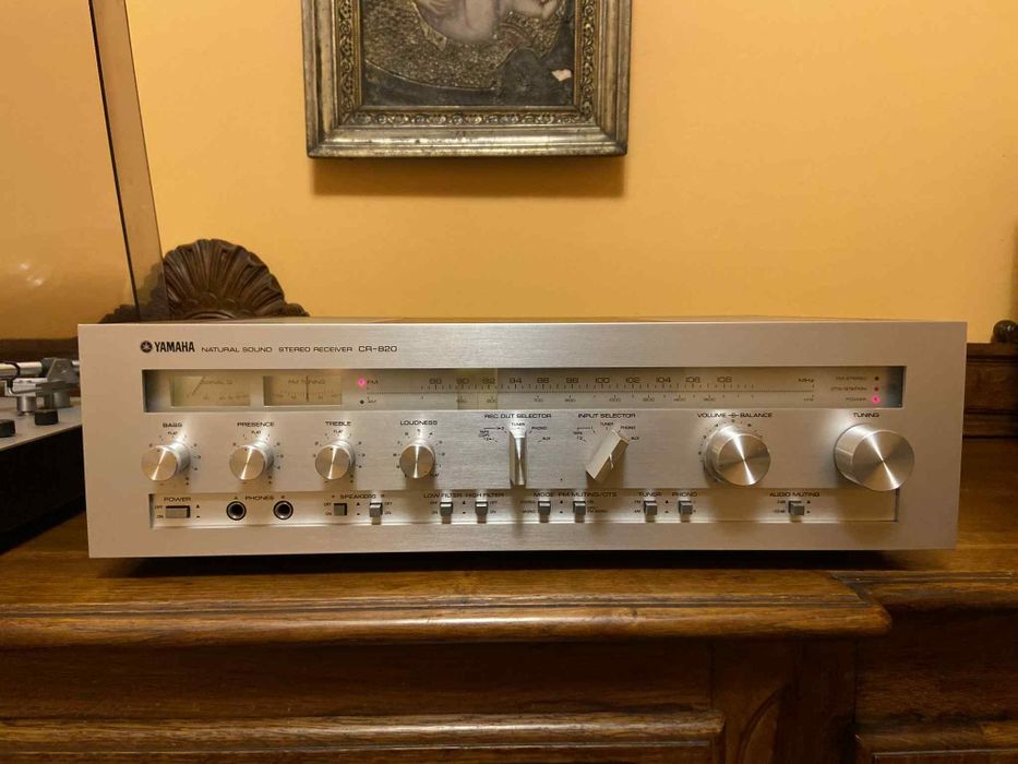 Kultowy amplituner Yamaha CR-820, piękny stan, vintage, wysoki model