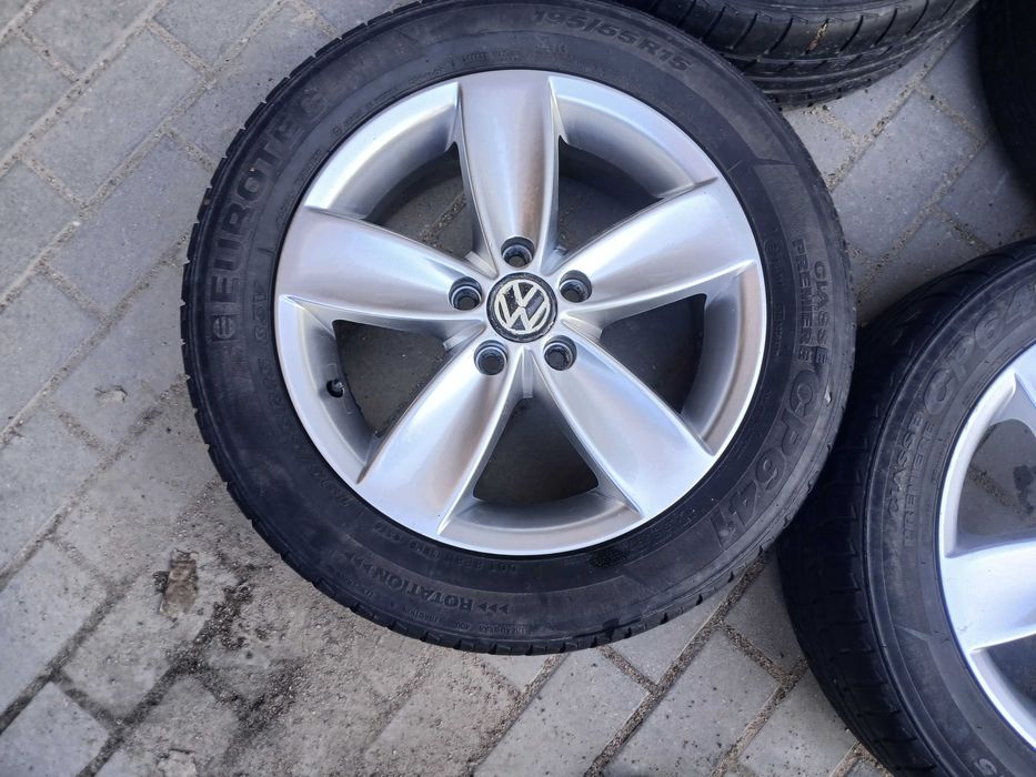 4x koła letnie R15 5x100 Vw Polo Bora Golf 4 Skoda Rapid Fabia Seat