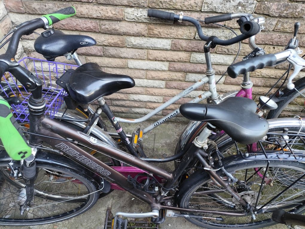 Pakiet 7 rowerów rowerów do przeglądu