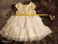 Sukienka chrzest wesele h&m 80