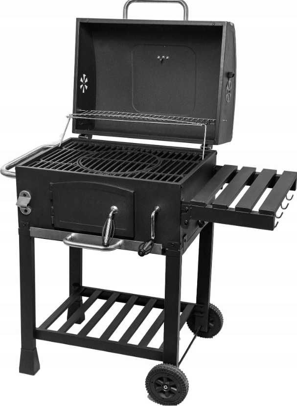 Grill Węglowy  Ruszt Żeliwny 57,5 x 42,0 cm solidny wygodny NOWY