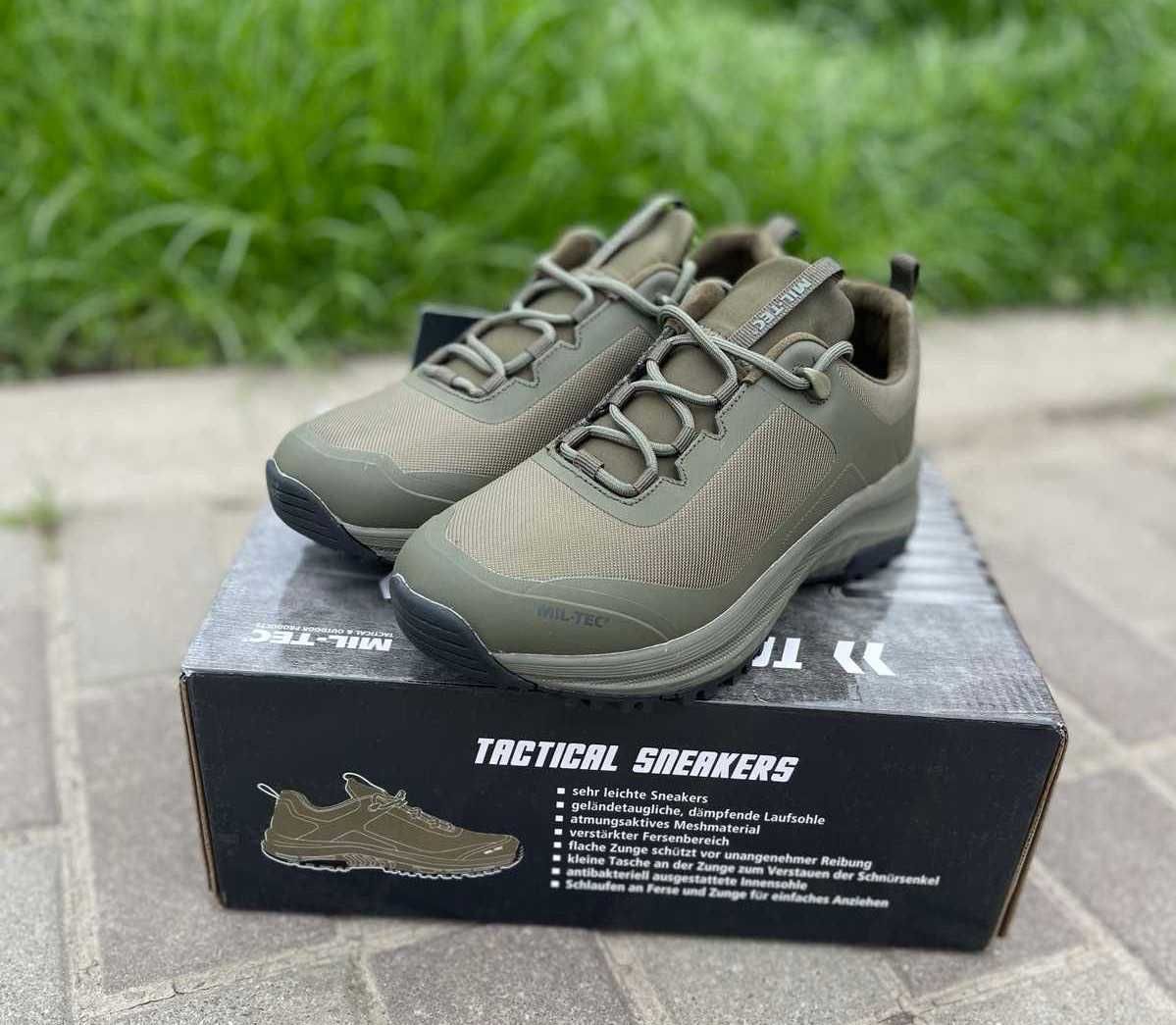Кросівки тактичні Mil-Tec Tactical Sneakers Німеччина Olive 12889001