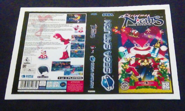 Capa Sega Saturn Christmas Nights Into Dreams