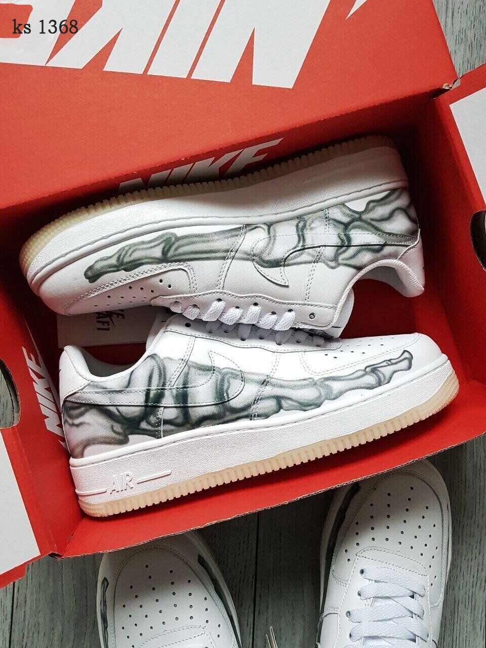 Кроссовки Nike Air Force 1 Low Skeleton White