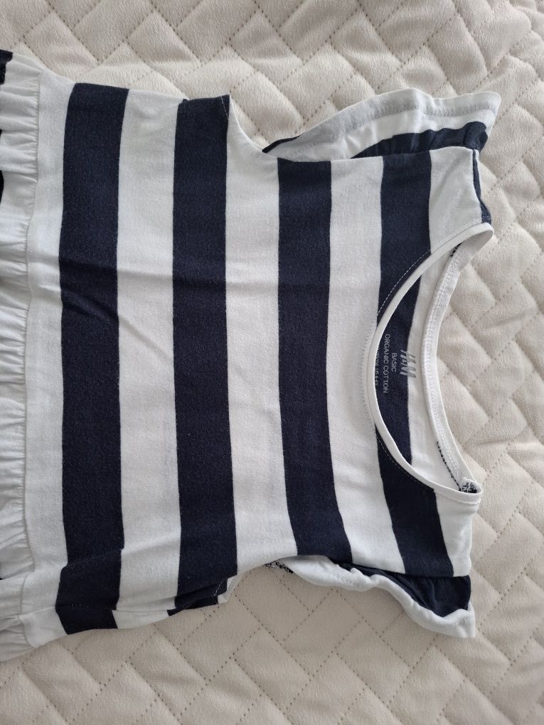 Letnia sukienka h&m 110-116 paski