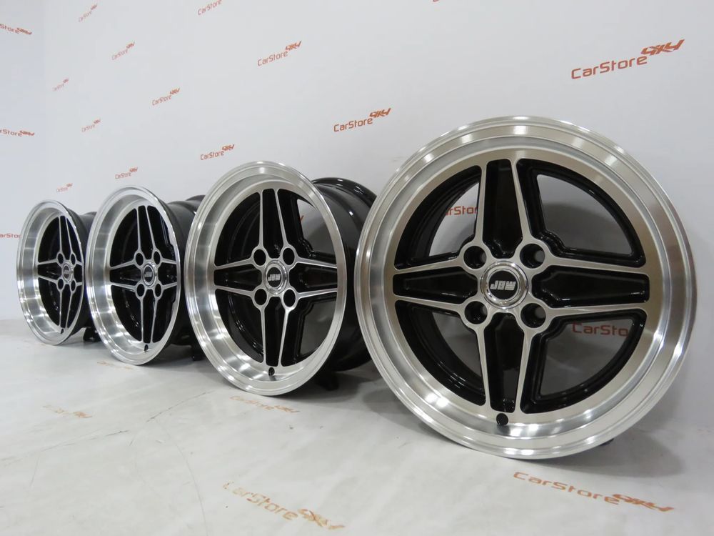 Jantes JBW RS4 Ford 15'' x 7 et 5 4x108 Pretas