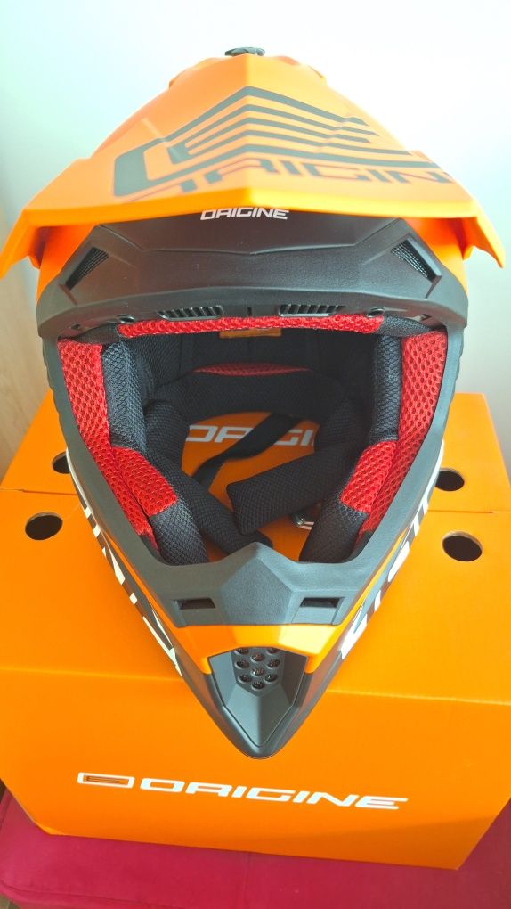 Kask motocyklowy Cross/enduro ORIGINE  Hero MX FLUO ORANGE/ BLACK matt