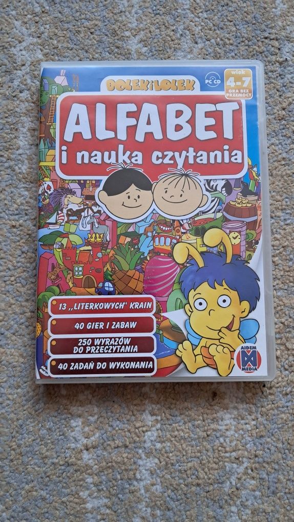 Bolek i Lolek alfabet i nauka czytania gry pc