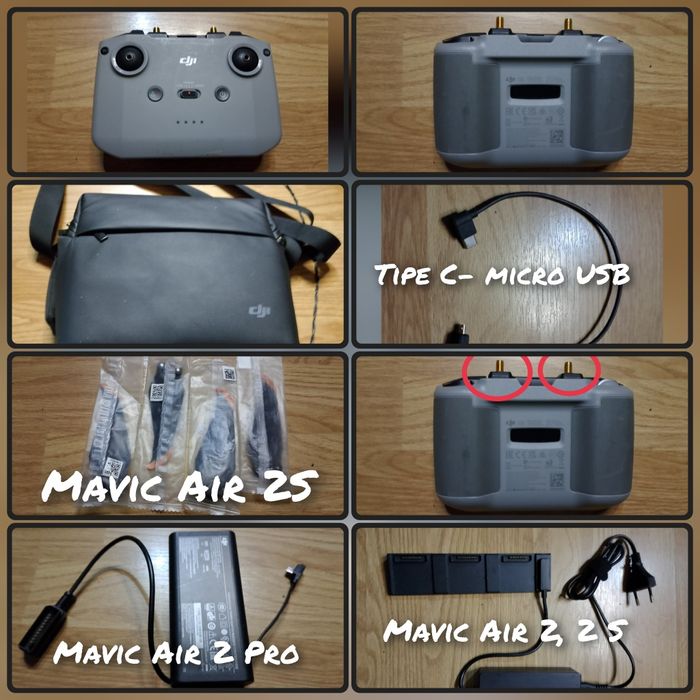 Зарядний пристрій для mavic 2, хаб для mavic 2, 2s. Пропи Mini