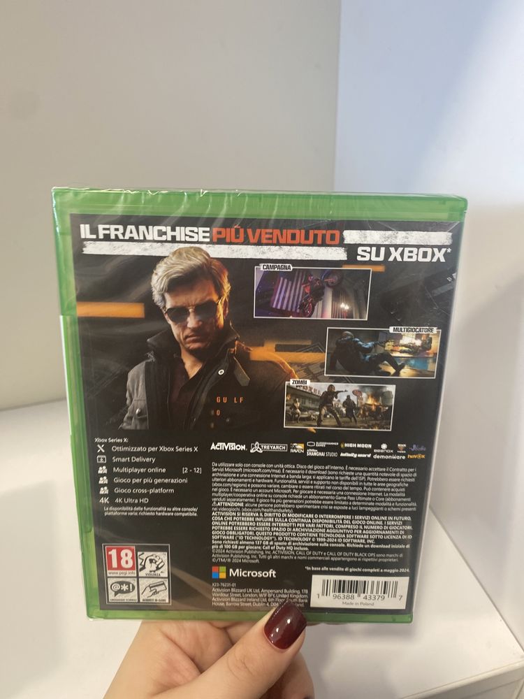 Gra call od duty black ops 6 na xbox NOWA