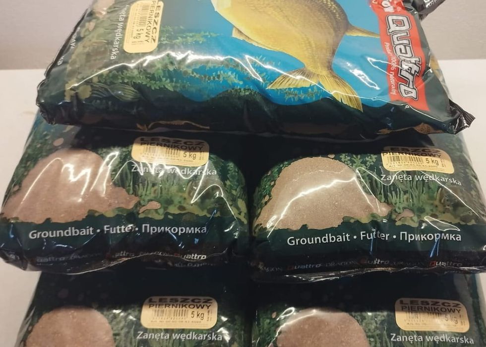 Dragon Zanęta Quattro 25kg Leszcz Piernikowy - ZESTAW