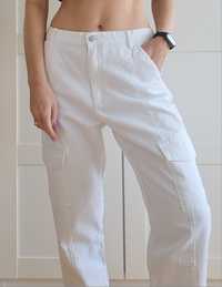 Nowe damskiej białe jeansowe joggery House roz XL