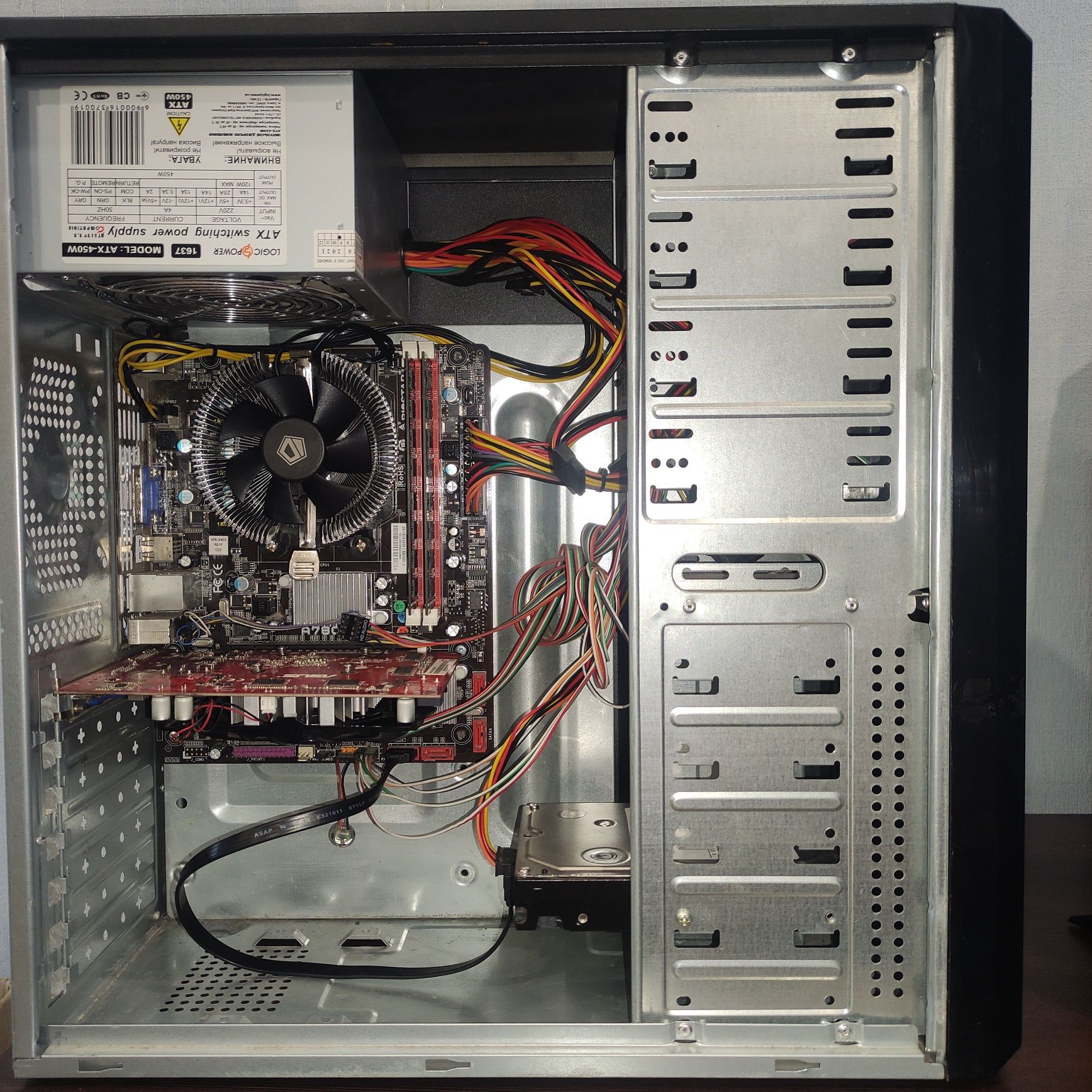 ПК.Процессор 4 ядра / Athlon 2 X4 640/ОЗУ 8Гб/Hdd 250/Radeon 5670 1Gb