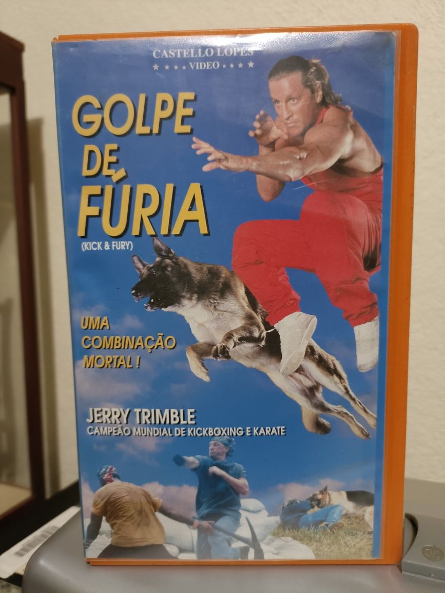 Filmes de artes marciais em Vhs