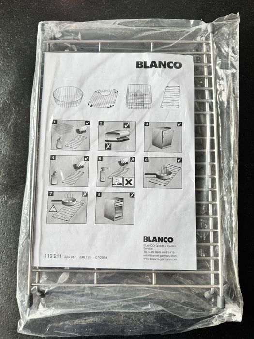 Kratka ociekowa Blanco