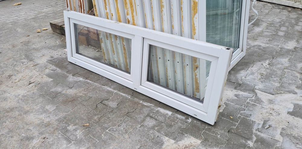 OKNA KacprzaK OKNO PCV 175X55 Używane Plastikowe Lider Okna OLX