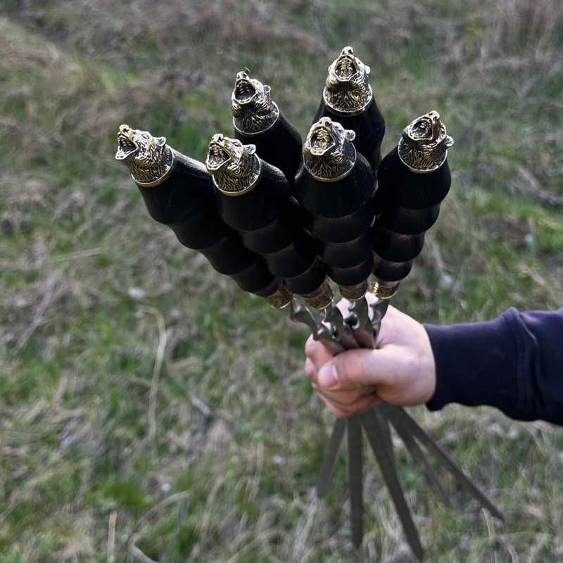 Набір шампурів SKK58 "Ведмідь" Gorillas BBQ Набор шампуров